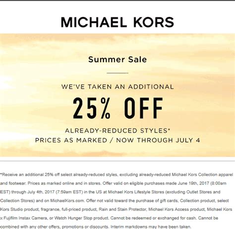 macys michael kors coupon code|michael kors coupons for women.